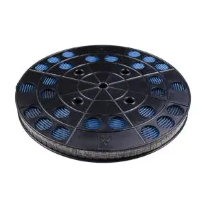 Plaklood 5 gram op rol – 6 kg, zwart gecoat
