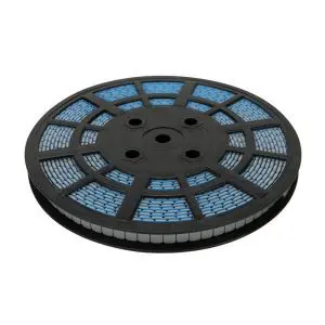Plaklood 5 gram op rol – 5 kg, grijs gecoat