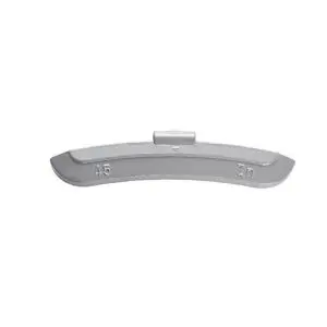 Wielgewicht zink 45 gram – stalen velg, grijs – 50 stuks