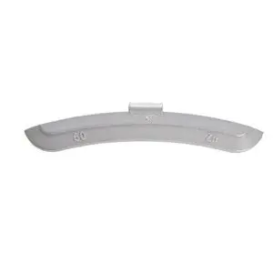 Wielgewicht zink 60 gram – stalen velg, grijs – 50 stuks