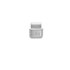 Wielgewicht zink 5 gram – aluminium velg, grijs – 100 stuks