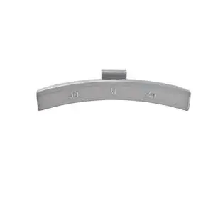 Wielgewicht zink 50 gram – aluminium velg, grijs – 50 stuks