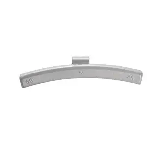 Wielgewicht zink 60 gram – aluminium velg, grijs – 50 stuks