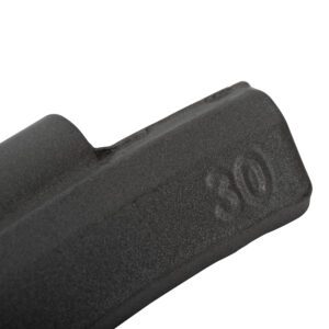 Wielgewicht zink 30 gram – aluminium velg, grijs – 100 stuks