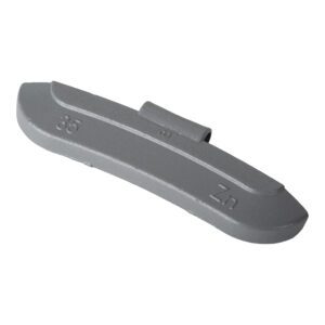 Wielgewicht zink 35 gram – stalen velg, grijs – 50 stuks
