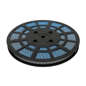 Plaklood 5 gram op rol – 5 kg, grijs gecoat