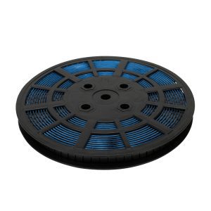 Plaklood 5 gram op rol – 5 kg, zwart gecoat