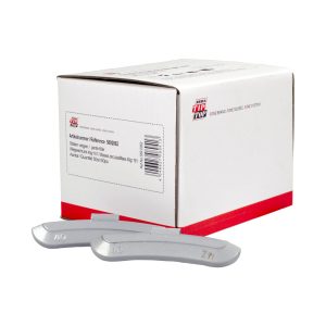Wielgewicht zink 40 gram – stalen velg, grijs – 50 stuks