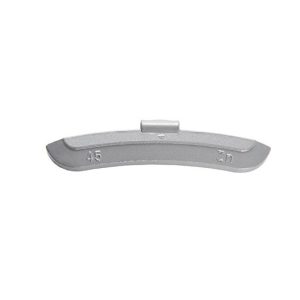 Wielgewicht zink 45 gram – stalen velg, grijs – 50 stuks