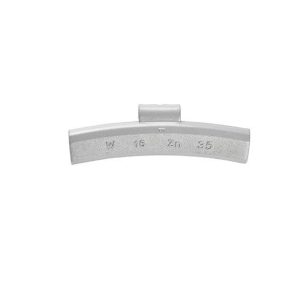 Wielgewicht zink 35 gram – aluminium velg, grijs – 50 stuks