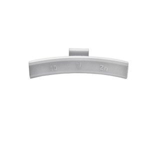 Wielgewicht zink 40 gram – aluminium velg, grijs – 50 stuks