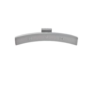 Wielgewicht zink 50 gram – aluminium velg, grijs – 50 stuks