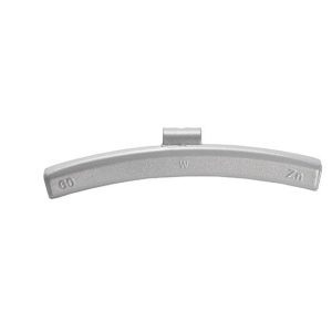 Wielgewicht zink 60 gram – aluminium velg, grijs – 50 stuks